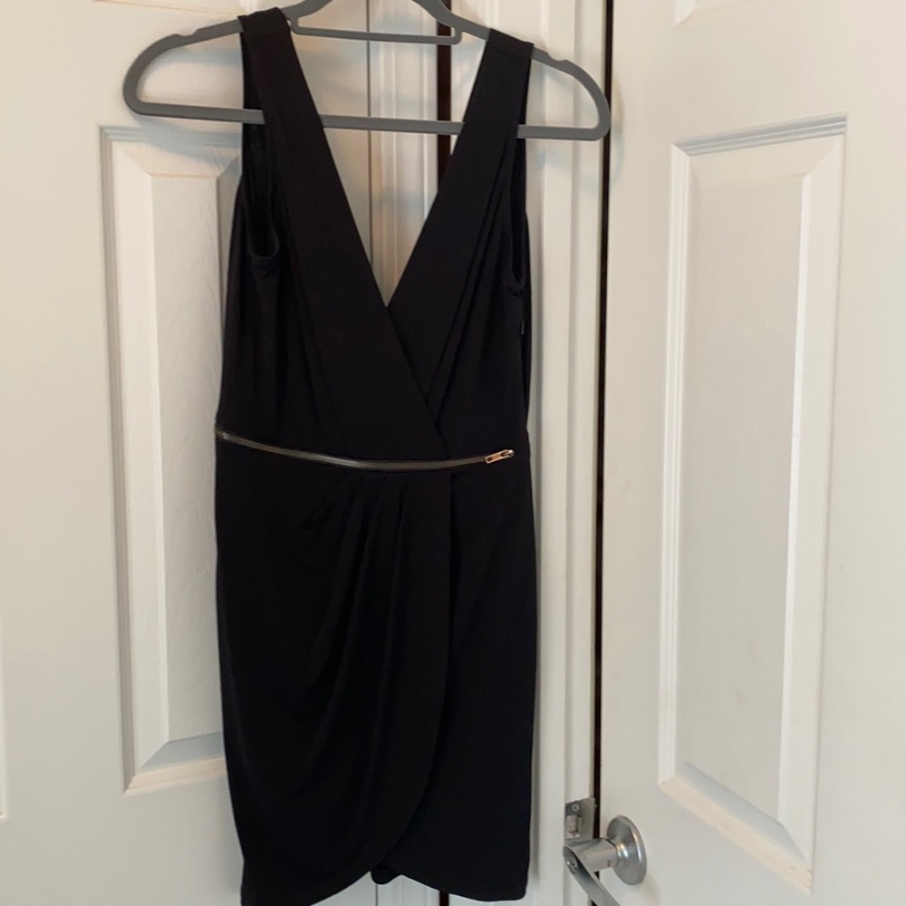 BCBG Generation black zipper dress